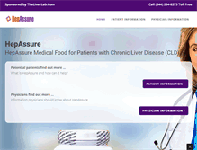 Tablet Screenshot of hepassure.net